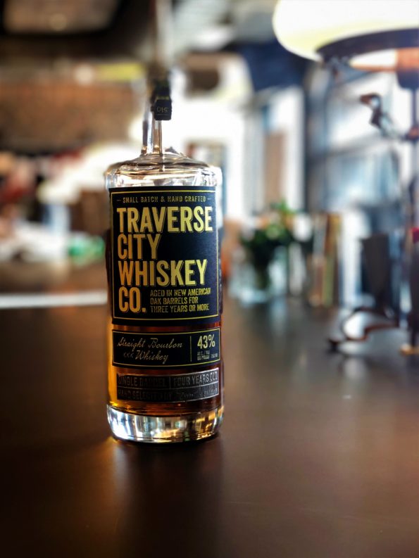 Bottle of Traverse City Whiskey